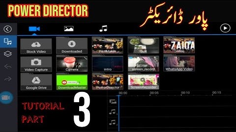 Power Director tutorial part 3 | Video editing | Video trimming