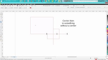 Corel Draw Tips & Tricks Center Object or Text in something that does not have a center