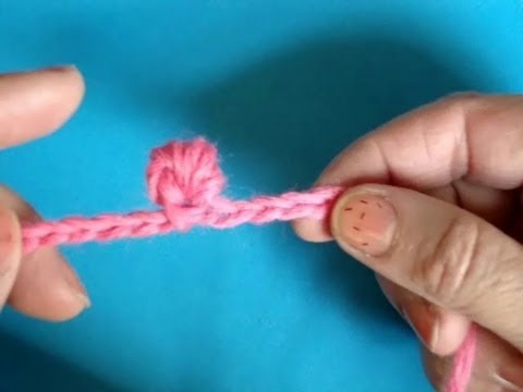 Как вязать петлю узелок крючком