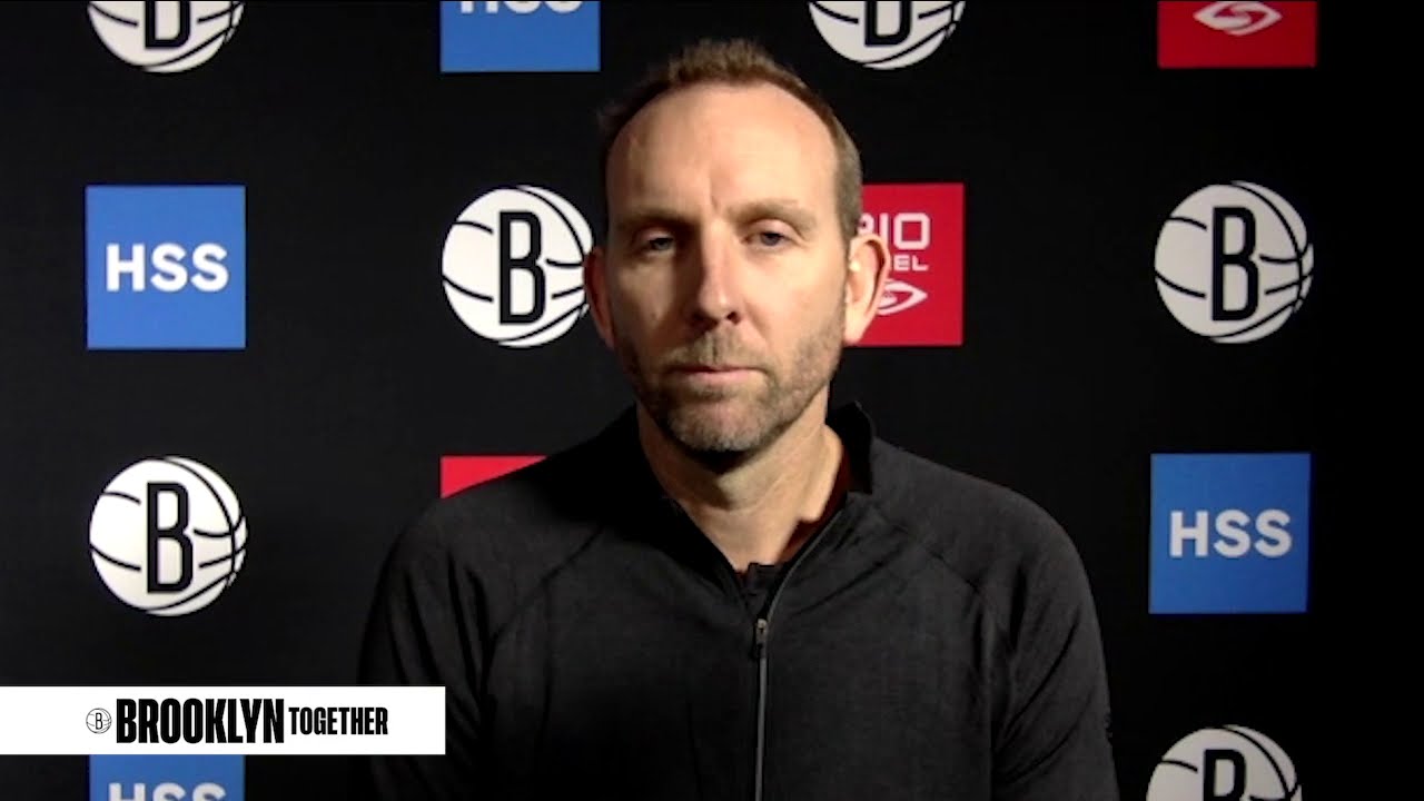 Sean Marks Addresses Media After Nets Acquire James Harden YouTube