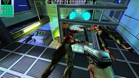 Kyle and Drew Play System Shock 2 Part 6 - WTF THAT ROBOT