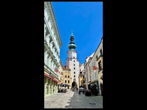 Video: Michael kapısı (Michalska brana) açıklaması ve fotoğrafları - Slovakya: Bratislava