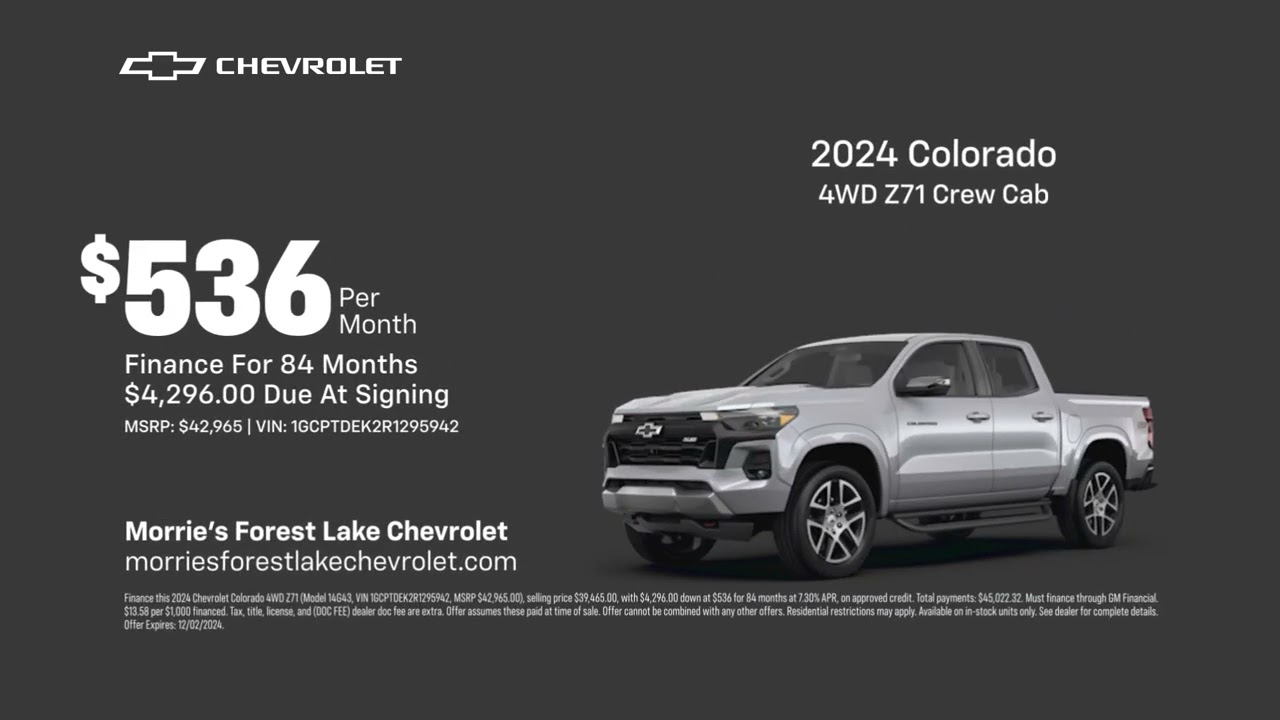 Chevrolet 11/23/2024 4589940