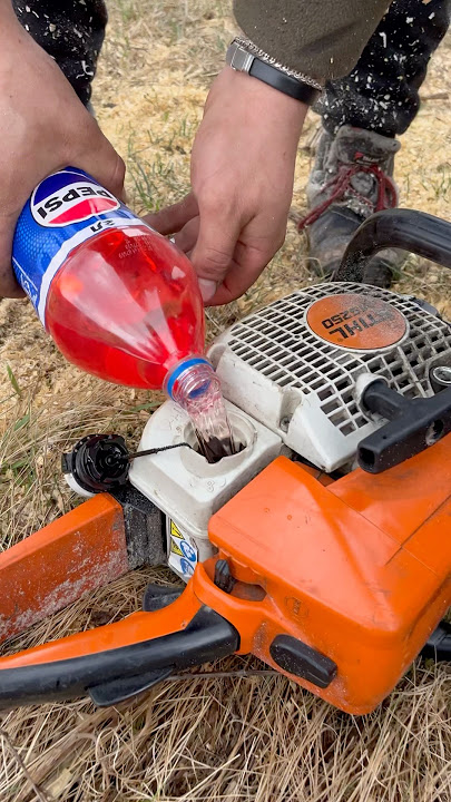 STIHL - MS 250 PEPSI 😳🔥 #chainsaw #stihl #shorts