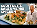 Geoffrey Zakarian's Roasted Split Chicken with Dill Salsa Verde | The Kitchen | Food Network