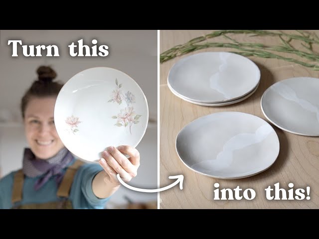 The Easiest Way to Make Plates! // How to make ceramic plates