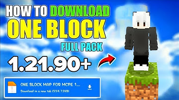 One Block Map For MCPE 1.21+ Support 1.21.90+ 🤩