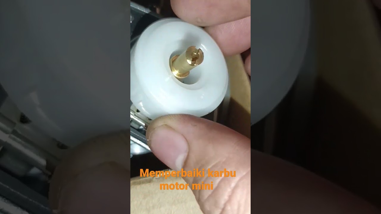 cara memperbaiki karburator motor mini yang bocor 