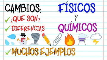 Qual é a diferença entre os processos químicos e físicos?