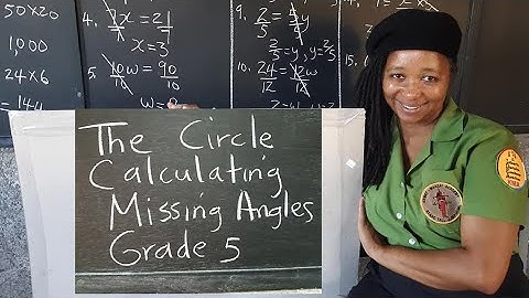 PEP Maths : The Circle. Calculating Missing Angles of a Circle.  Grade 5 Mathematics. Primary Exit