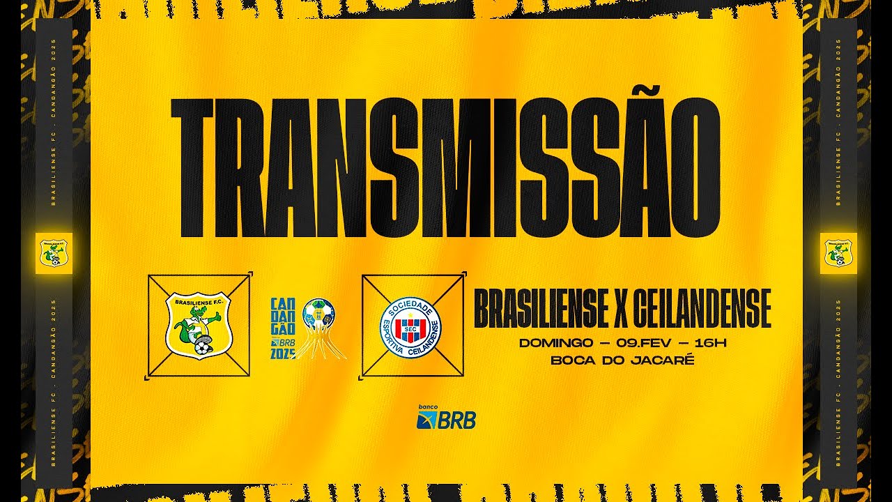 BRASILIENSE X CEILANDENSE - CANDANGÃO 2025 - QUINTA RODADA - YouTube