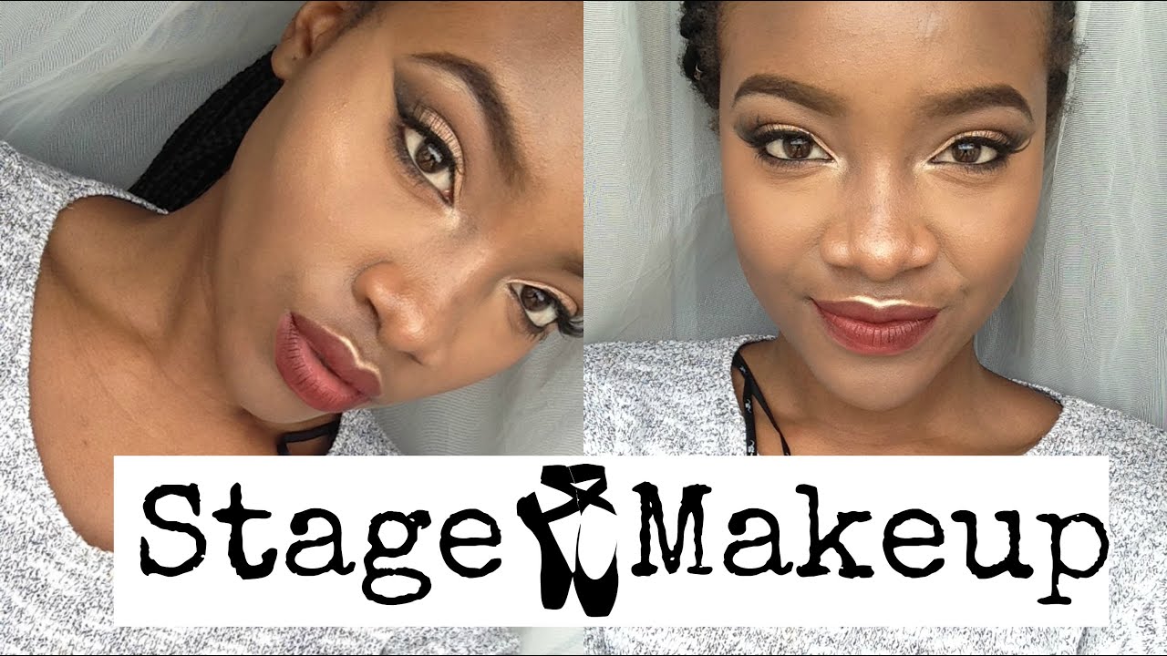 BLACK FRIENDLY STAGE MAKEUP TUTORIAL UPDATED (STEP-BY-STEP: BEGINNER + POC  FRIENDLY)