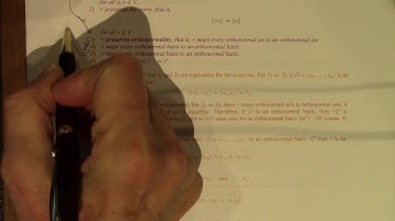 Linear Algebra: 034 Inner product Spaces VI Isometries, QR Factorization