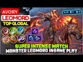 Super Intense Match, Monster Leomord Insane Play [ Top 1 Global Leomord S17 ] ᴀᴠᴏʀʏ - Mobile Legends