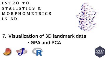 7. Visualization of 3D landmark data - GPA and PCA
