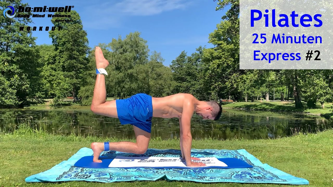 Pilates 25 min - intensives Mattentraining - Express #2 mit Daniel von bo:mi:well®