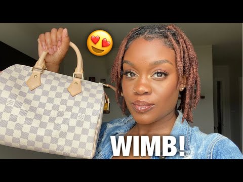 What's In My Bag?  Louis Vuitton Speedy 25 AZUR 