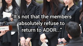 NJZ Claim They Will Return To ADOR Under Only One Condition #Kpop