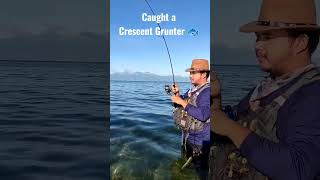 Caught a Crescent Grunter 🎣 #sportsfishing #crescentgrunter #fishingphilippines #lightgamefishing
