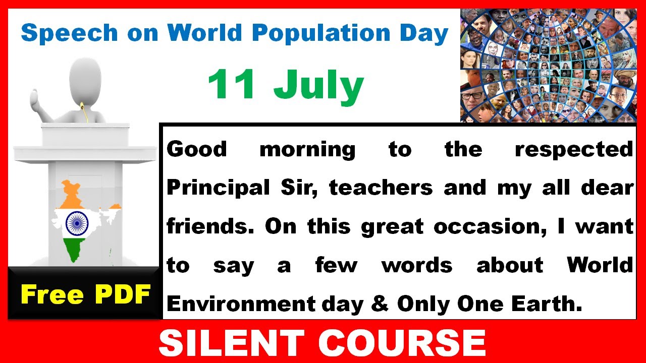 speech on world population day 2023