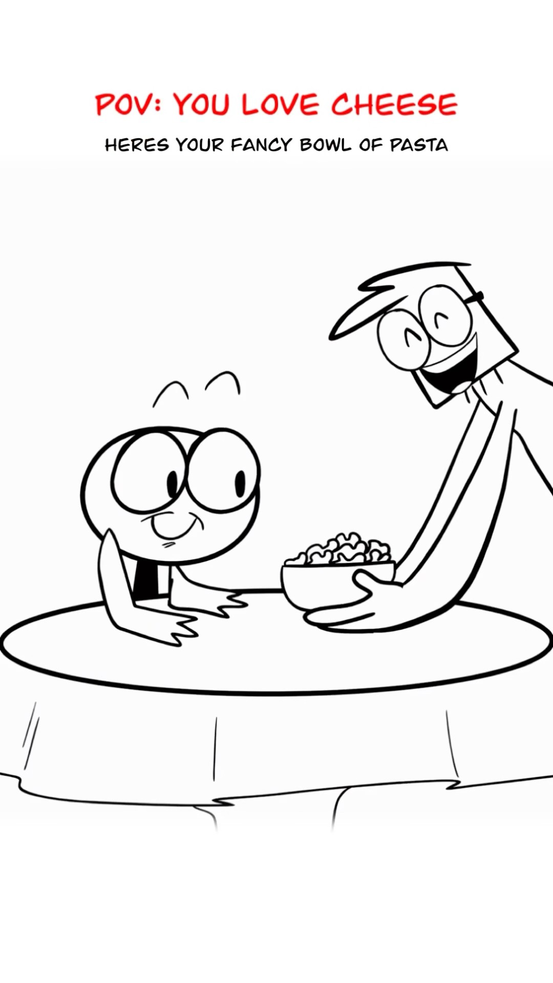 Fancy Bowl Of Pasta ? (Animation Meme) #shorts