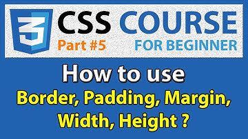 CSS Tutorial For Beginners in Hindi: CSS Border, Width, Height, Padding ,Margin | CSS Box Model