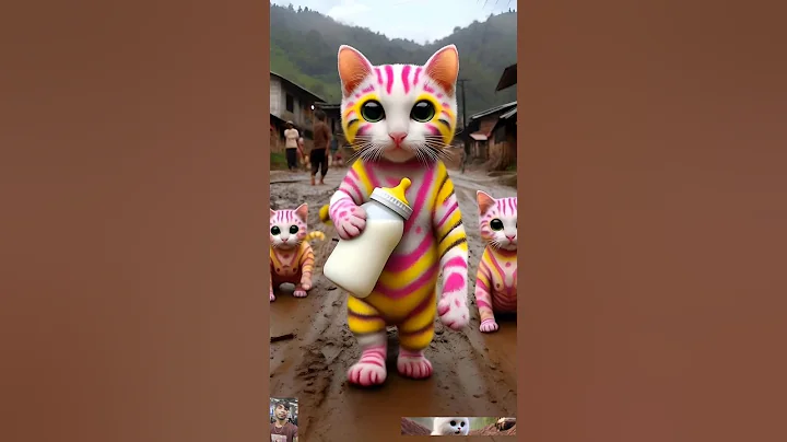 🥰 Beautiful Smile Baby There Groups Cute Cat😍 Drinking milk Cute kitten 330 #cat#dudidudidam #shorts