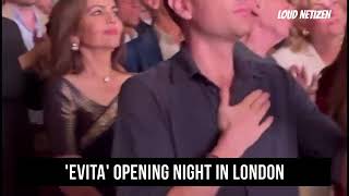 Andrew Lloyd Webber Cheers On ‘Evita’ Cast at Opening Night in London