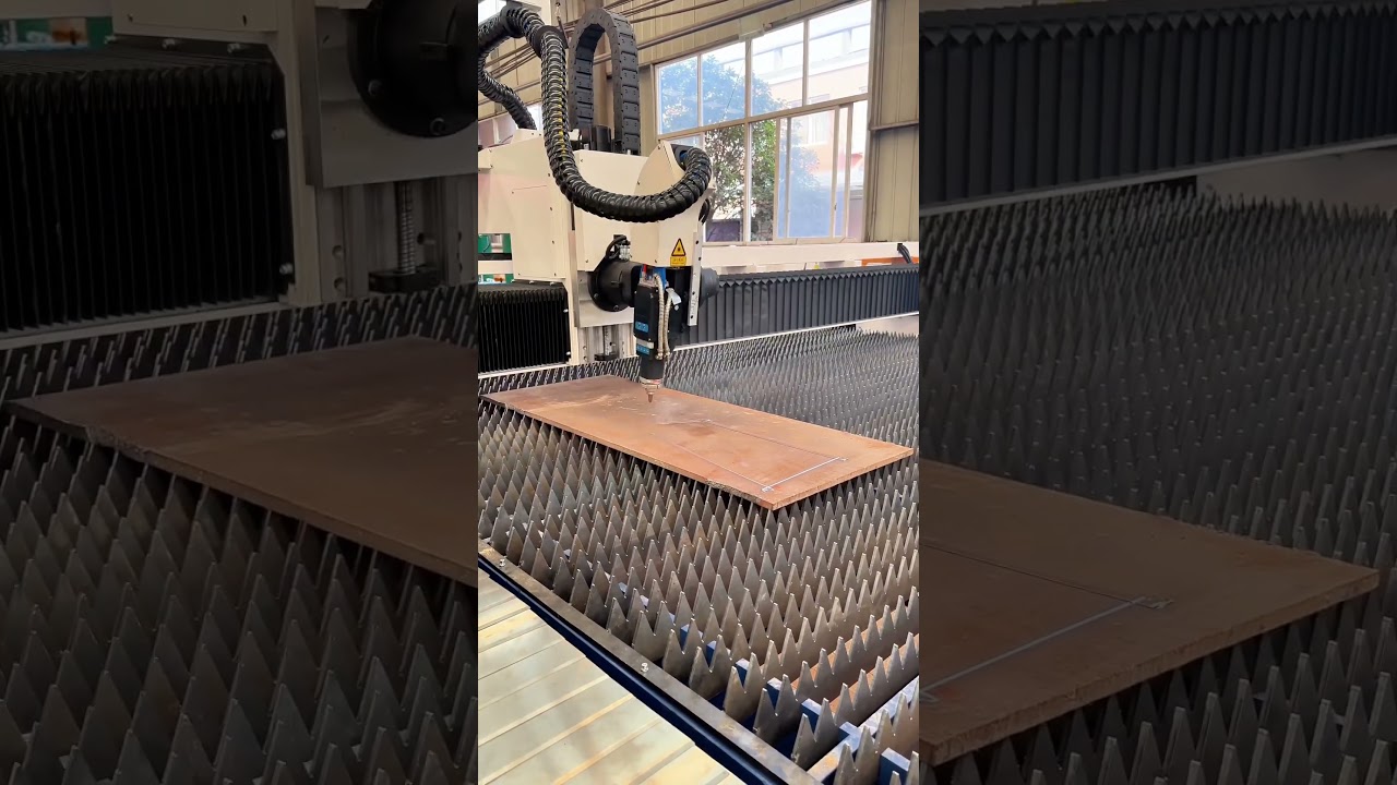 Laser Cutting Machine for Large Angle Weld Seams