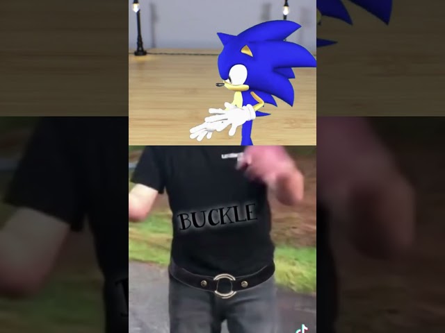 Sonic reacts to 1 2 Buckle my shoe class=