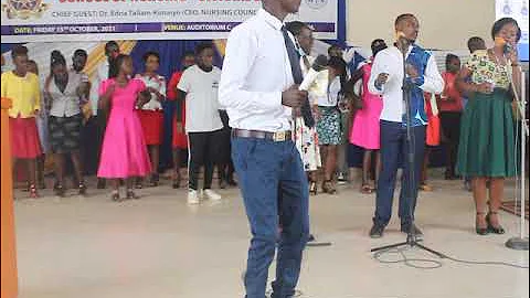 Inua macho (Bonny Mwaitege) live performance at Kibabii University by A.K