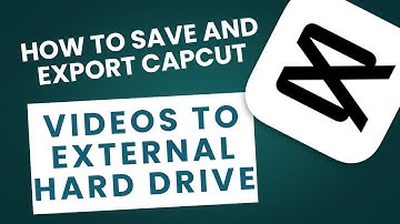 How to save and export Capcut videos to external hard drive - Easy! (2025)