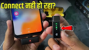 Grenaro Wireless Mic Connect Nahi Ho Raha Hai | Grenaro Microphone Not Working | how to use mic