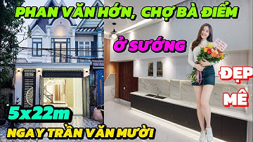 Nhà Hóc Môn 5×22m đường nhựa 12m 💥Sát đường Phan Văn Hớn, Chợ Bà Điểm #nhahocmon 