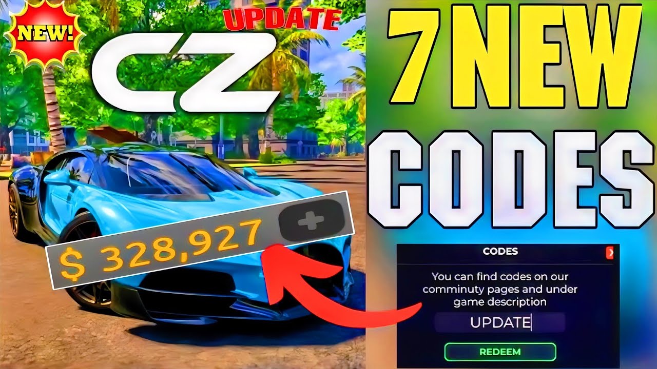 ⚠️New Cars💥CODES⚠️ CAR ZONE RACING ROBLOX CODES MARCH 2026- CODES FOR ...