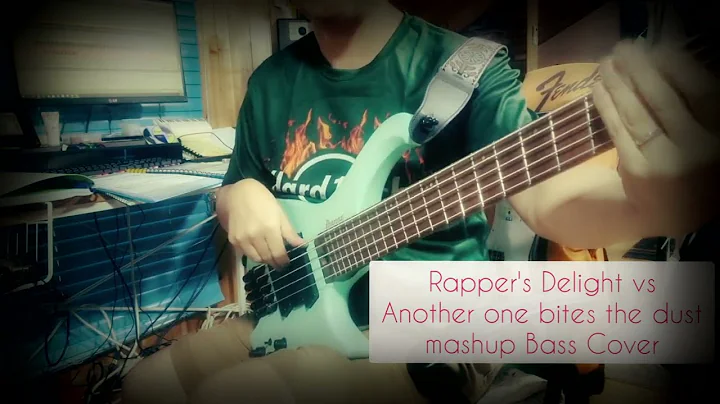 "Rapper`s Delight/Good Times" vs "Another one bites the dust" mashup Bass Cover