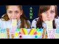 ASMR RAINBOW CANDY RACE WAX BOTTLE NERDS ROPE WAX STICKS CANDY BUTTONS 먹방 ASMR RAINBOW CANDY RACE WAX BOTTLE NERDS ROPE WAX STICKS CANDY BUTTONS 먹방