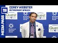 Corey websters retirement speech  new york giants