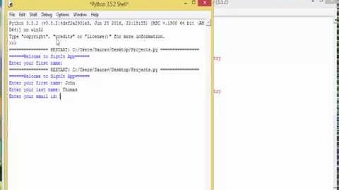 Python Project 3: SignIn App|Login Page|Use Regular Expression|Class and Object