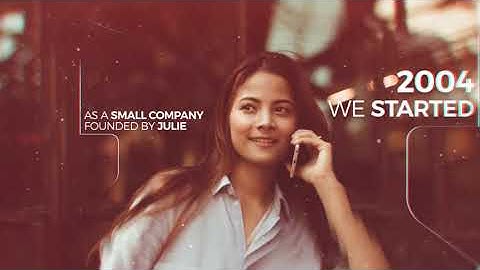 Parallax Timeline | After Effects Template | Video Displays