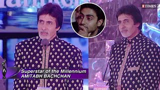 When Amitabh Bachchan Won Superstar Of The Millennium Award at Filmfare 2000 | EMOTIONAL Speech