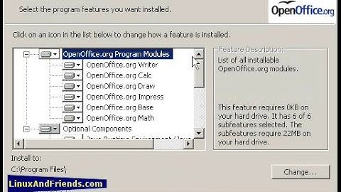 Installing OpenOffice 3 on Windows