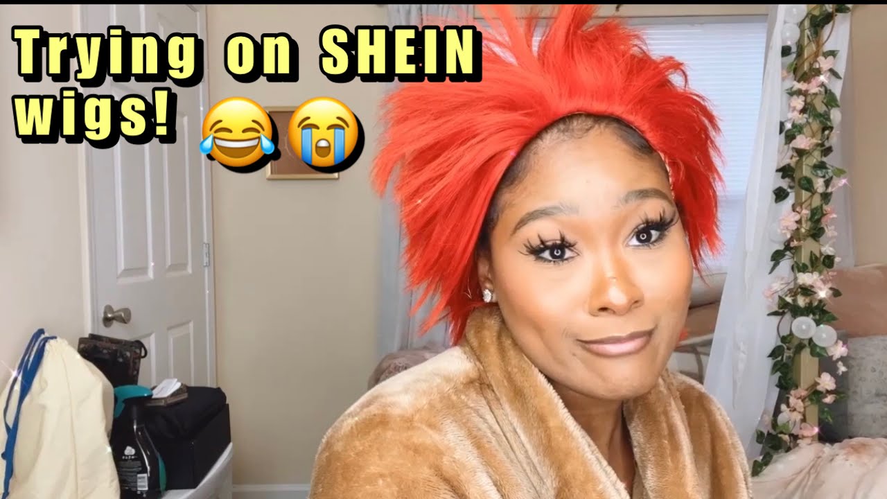 Trying on cheap SHEIN wigs