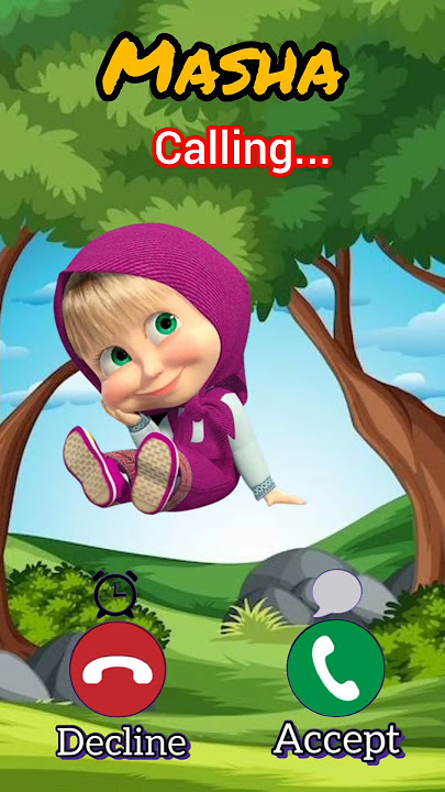 Masha calling... #masha #bear #cartoon #shorts #ringtone #calling