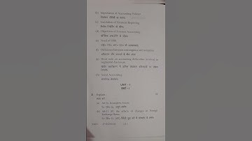 #M.com || Accounting Standards and Financial Reporting || Question paper 2023 📜|| MDU