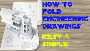 how to fold a blueprint  architectural drawing engineering drawings folding standards