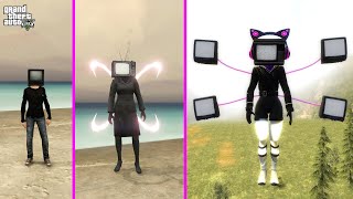 GTA 5 - Tuổi thơ dữ dội của Titan TV Woman (người Tivi nữ) - Kẻ khắc chế được TV man | GHTG