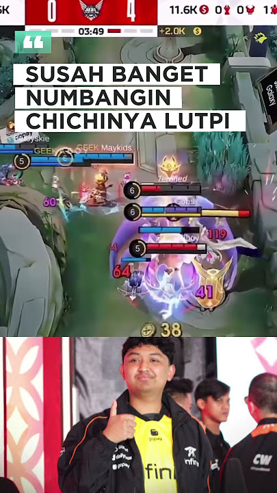 SUSAH BANGET NUMBANGIN CHICHINYA LUTPI #mobilelegends #mlbb #chichi #lutfi #onic #fyp