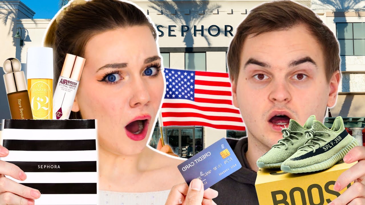 NÁKUPY V AMERICE😱 - SEPHORA, ADIDAS...