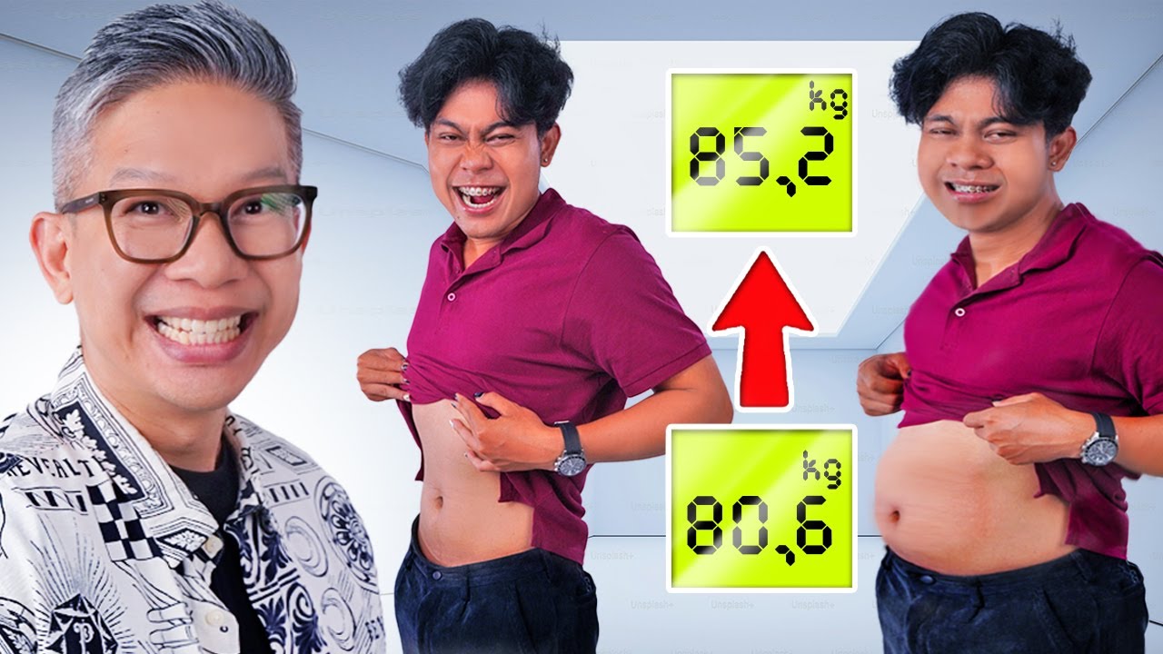 SEHARIAN KITA NAIKKAN BERAT BADAN WEDA!!